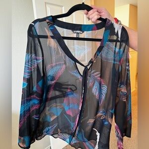 Express sheer shirt